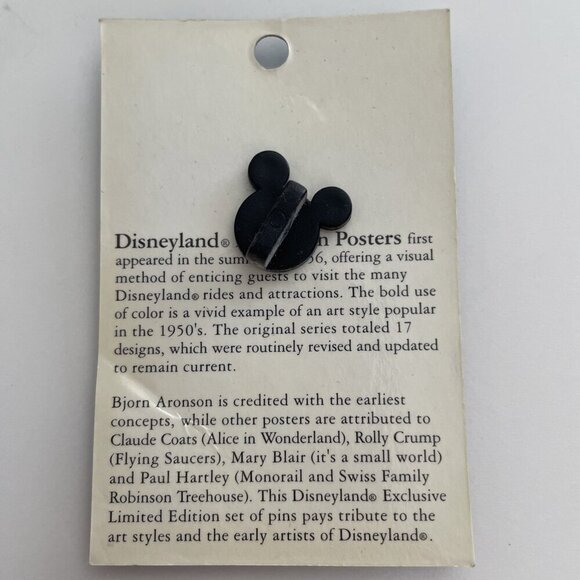 Disney 03 Disneyland Attraction Poster LE Pin FANTASYLAND Storybook Land - Picture 2 of 4